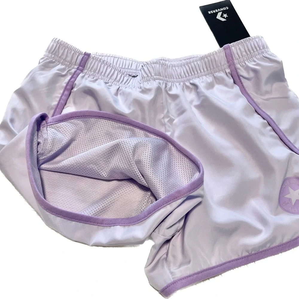 NWT Youth Girls' CONVERSE High Rise Active Shorts